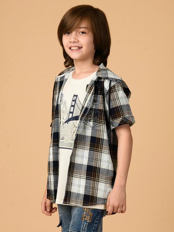 ALBION PREMIUM BOYS UPPER FAWN SHIRT