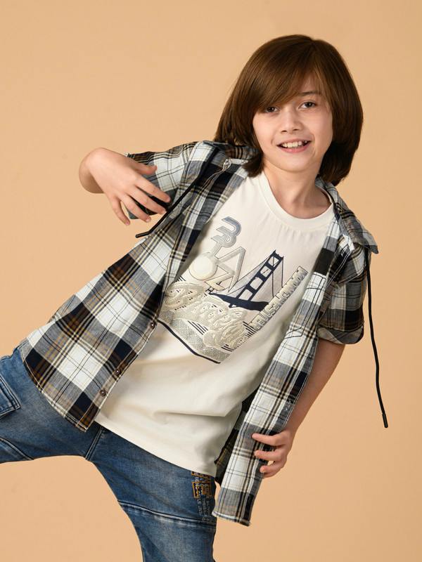 ALBION PREMIUM BOYS UPPER FAWN SHIRT