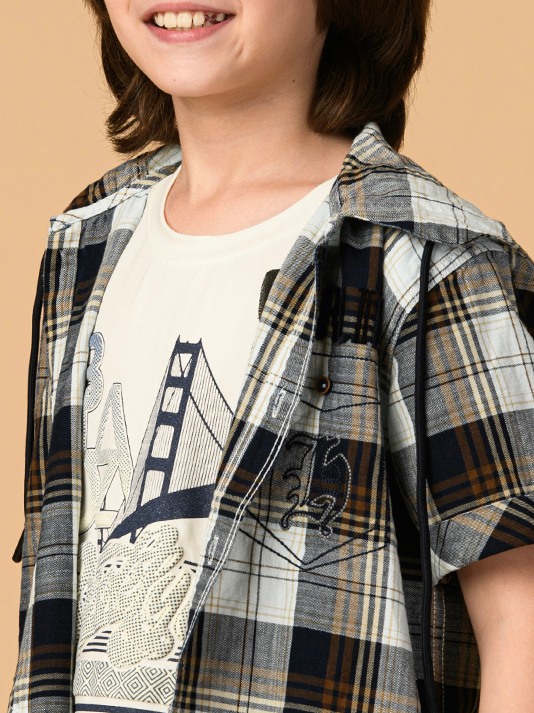 ALBION PREMIUM BOYS UPPER FAWN SHIRT