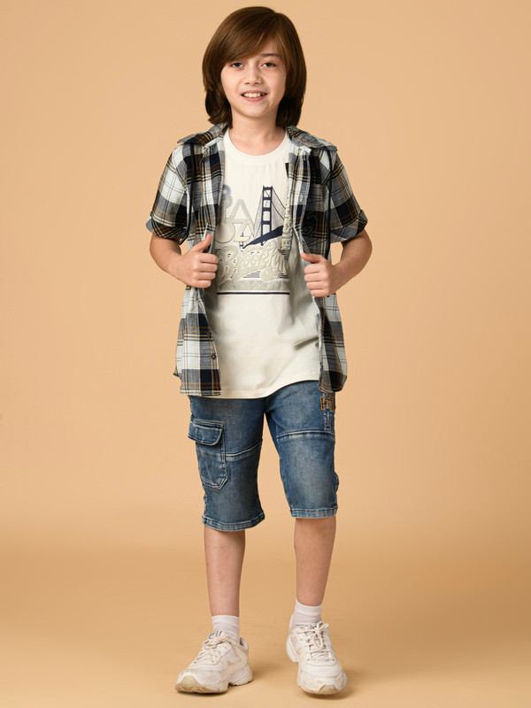 ALBION PREMIUM BOYS UPPER FAWN SHIRT