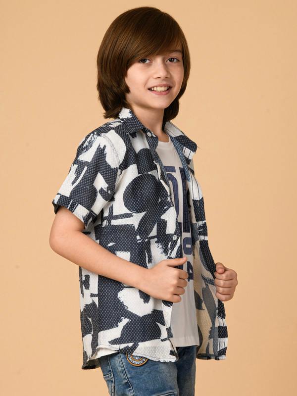 ALBION PREMIUM BOYS BLUE SHIRT