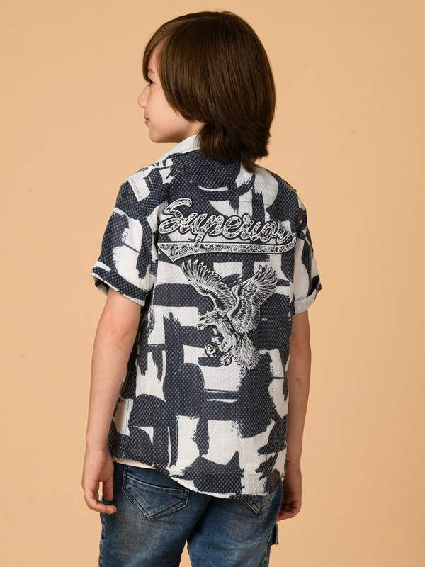 ALBION PREMIUM BOYS BLUE SHIRT