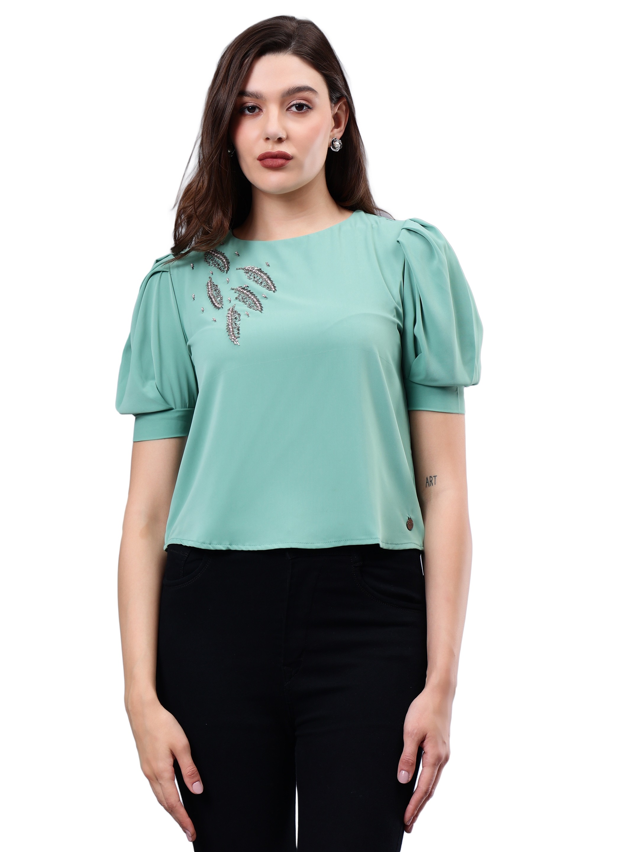Albion Women Green Top