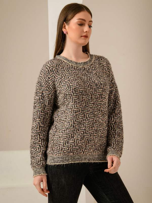 ALBION SMART TAN LADIES WINTER TOP (WOOLEN)