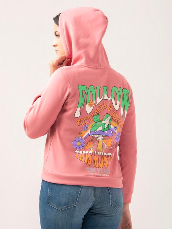 Albion Women Winter Rose Gold Sweatshirt