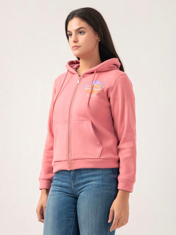 Albion Women Winter Rose Gold Sweatshirt