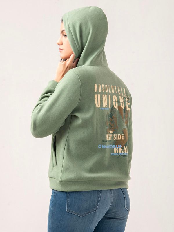 Albion Women Winter Mint Green Sweatshirt