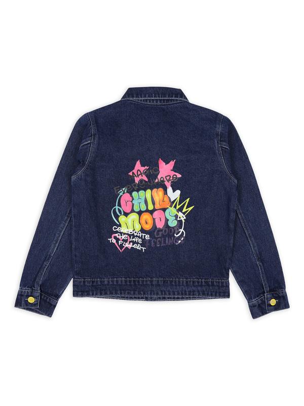 ALBION KIDS DARK BLUE GIRLS JACKET