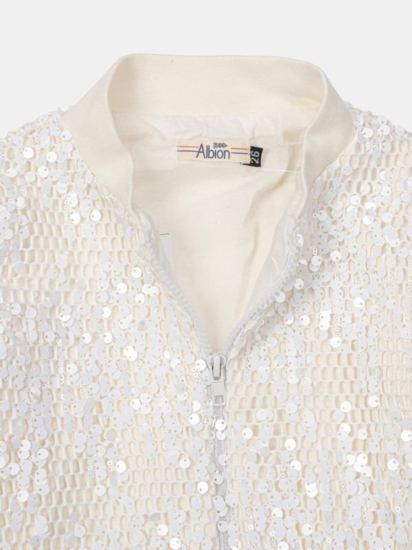 Albion Kids Girls White Jacket