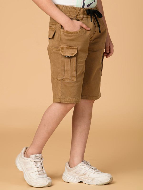 ALBION PREMIUM BOYS KHAKHI SHORTS