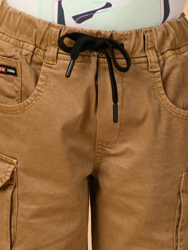 ALBION PREMIUM BOYS KHAKHI SHORTS
