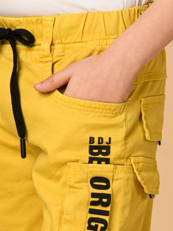 ALBION PREMIUM BOYS MUSTARD SHORTS