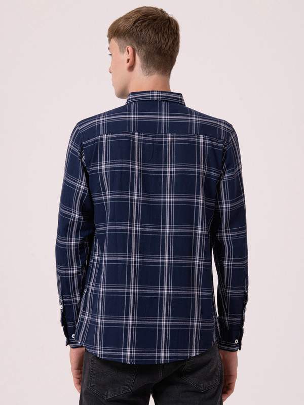 Albion Mens Blue Casual Shirt