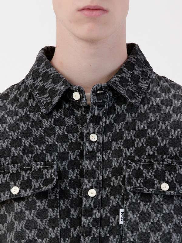 Albion Mens Black Shirt Full Sleeve