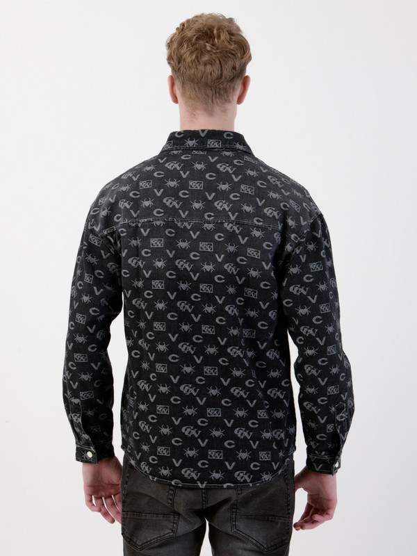Albion Mens Gray Shirt Full Sleeve