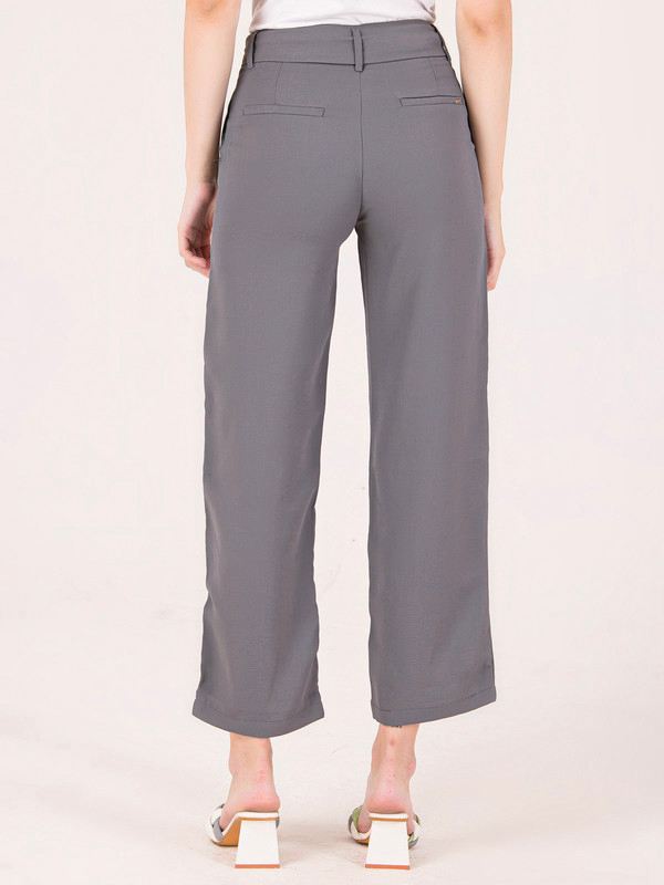 Albion Women Grey Smart Trousers