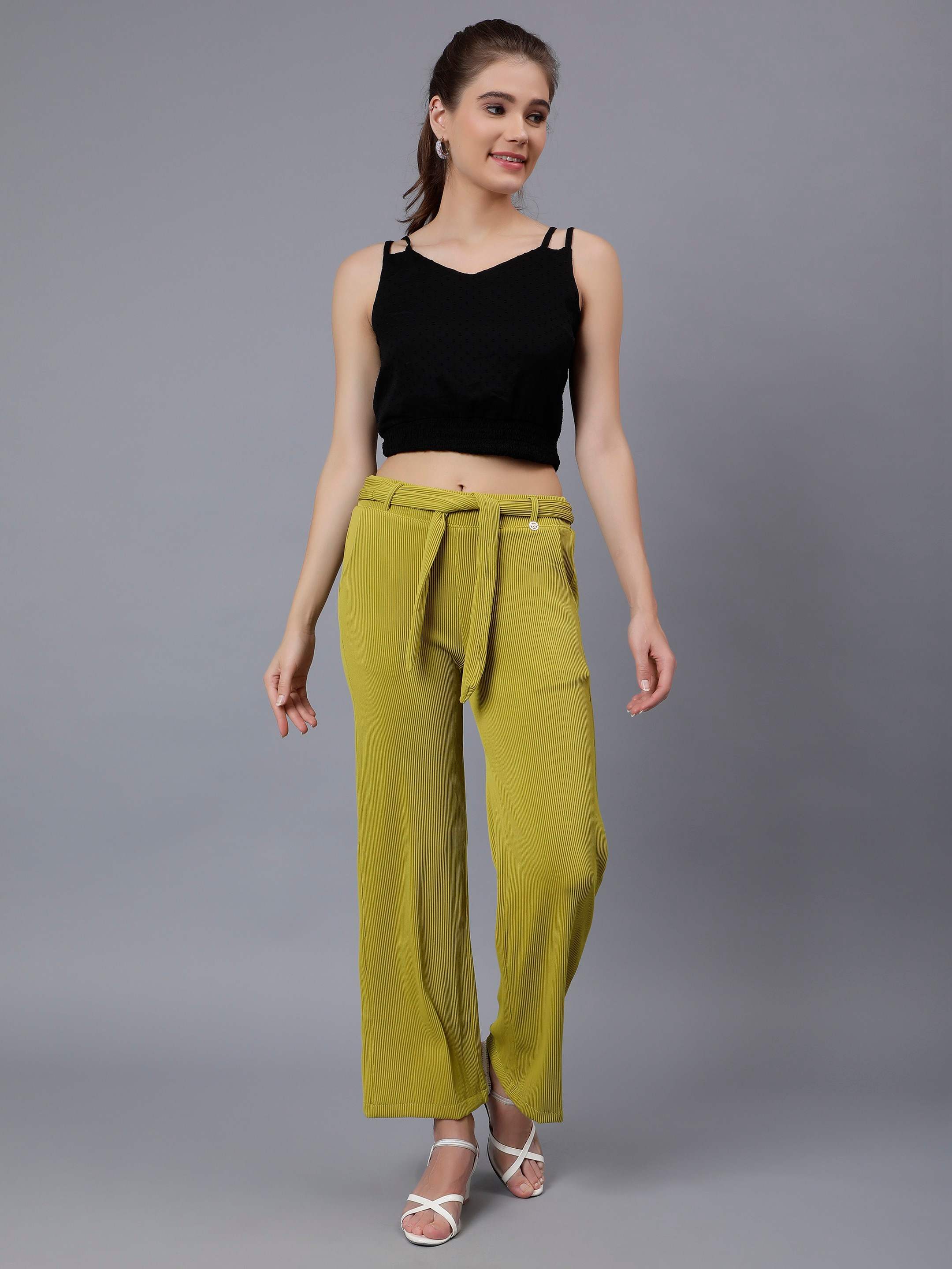 Albion Women Lotus Lower Light Green Track Pant
