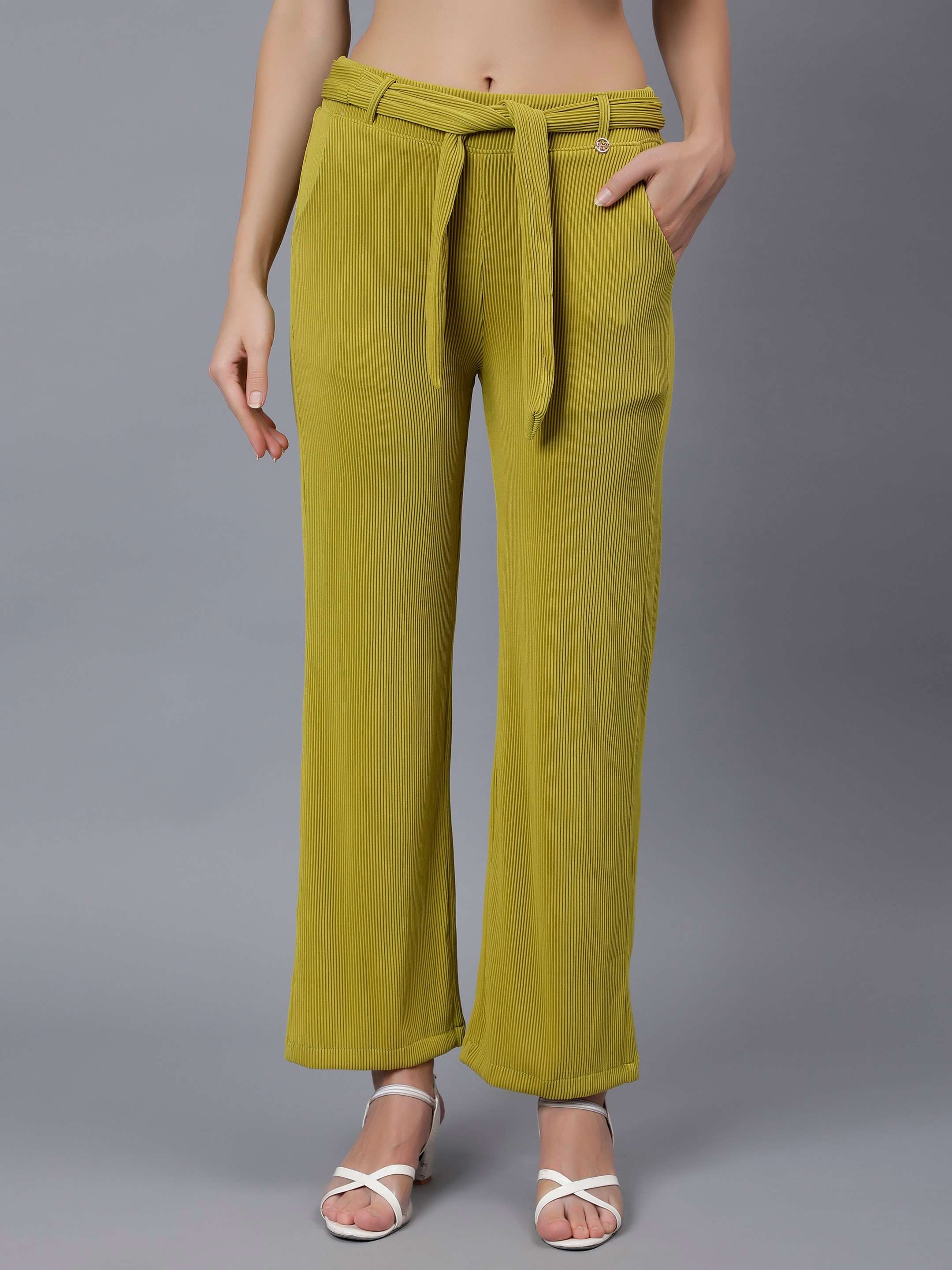 Albion Women Lotus Lower Light Green Track Pant
