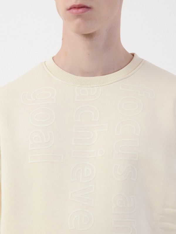 Albion Mens Ivory Sweatshirt