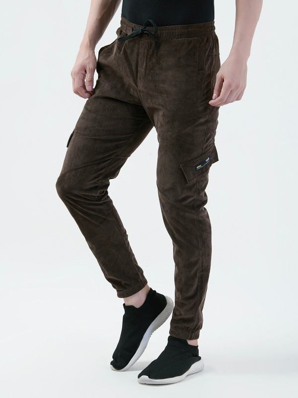 Albion Mens Brown Track Pant