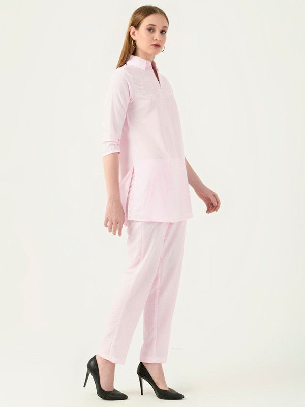 Albion Women Smart Premium Peach Co-ord