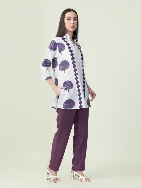 Albion Premium Ladies Napoleon Purple Coordinate Set