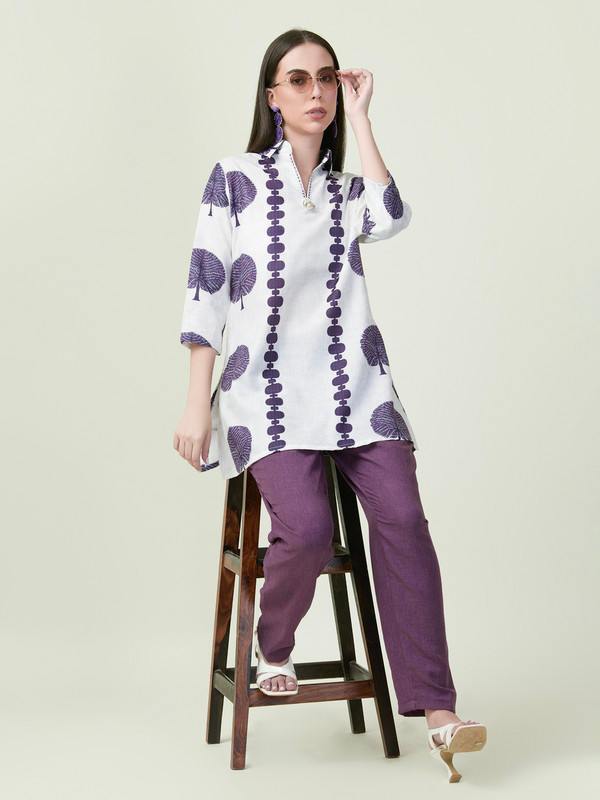 Albion Premium Ladies Napoleon Purple Coordinate Set