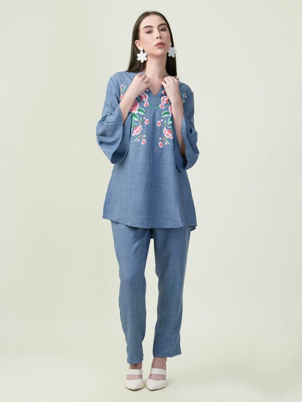 Albion Premium Ladies Napoleon Blue Coordinate Set