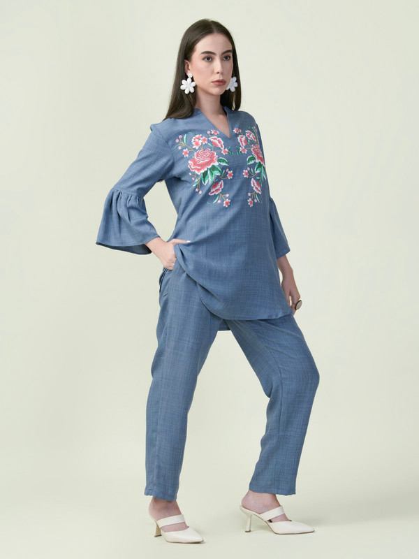 Albion Premium Ladies Napoleon Blue Coordinate Set