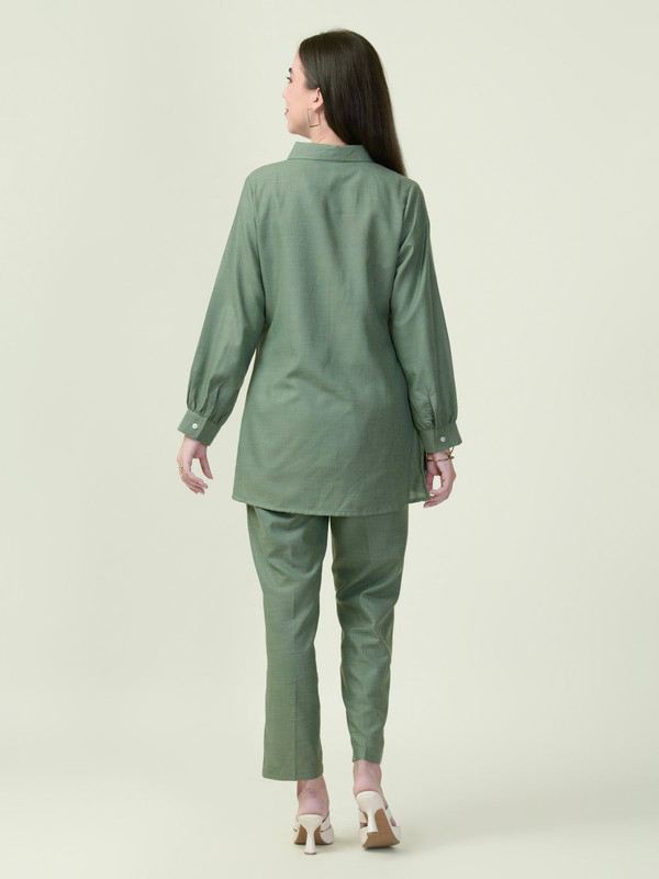 Albion Premium Ladies Napoleon Green Coordinate Set