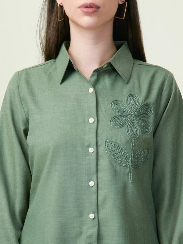 Albion Premium Ladies Napoleon Green Coordinate Set