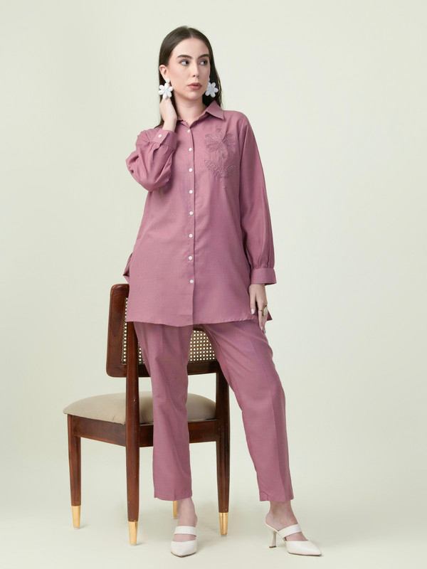 Albion Premium Ladies Napoleon Purple Coordinate Set