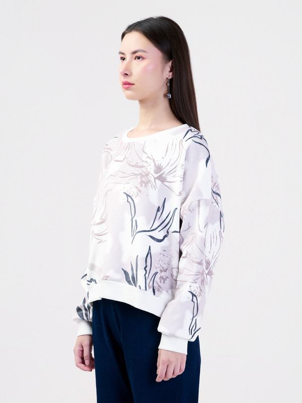ALBION LADIES STONE SWEATSHIRT