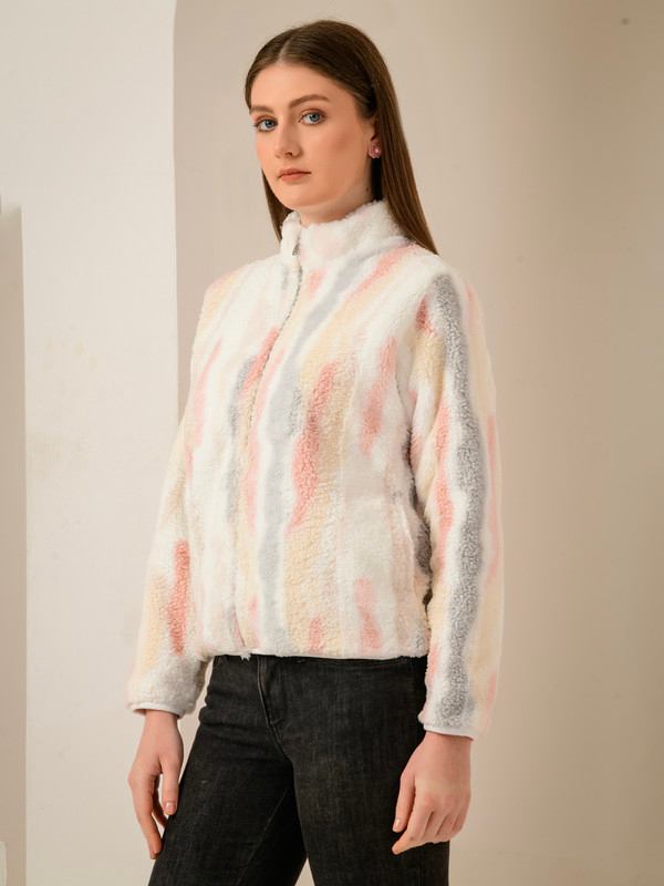 ALBION SMART LIGHT PINK LADIES WINTER SWEATSHIRT