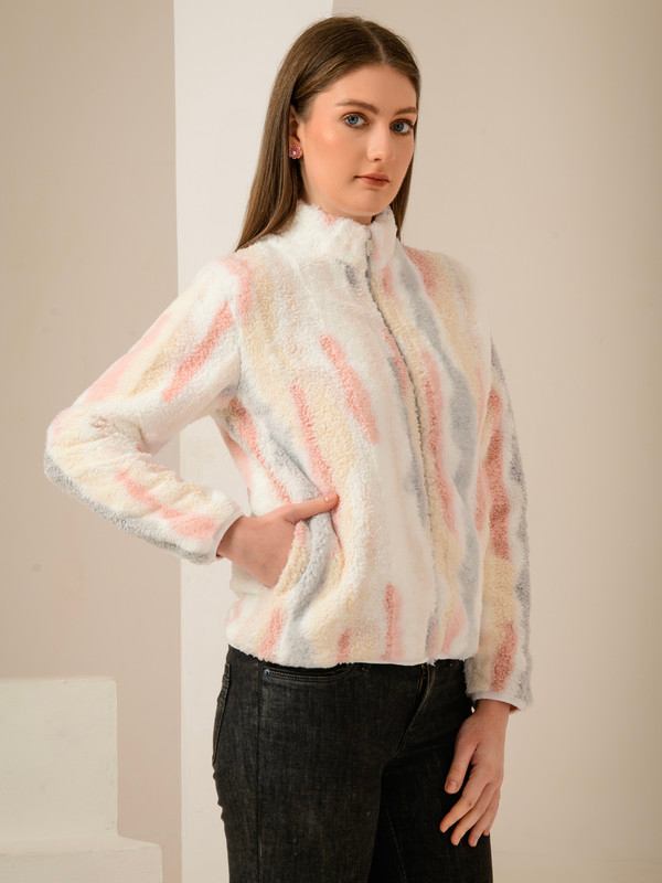 ALBION SMART LIGHT PINK LADIES WINTER SWEATSHIRT
