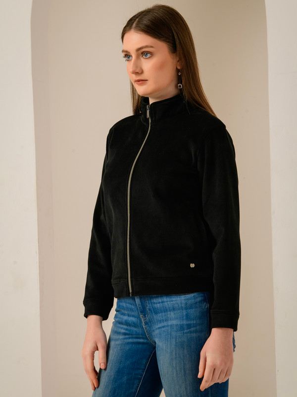 ALBION SMART BLACK LADIES WINTER SWEATSHIRT