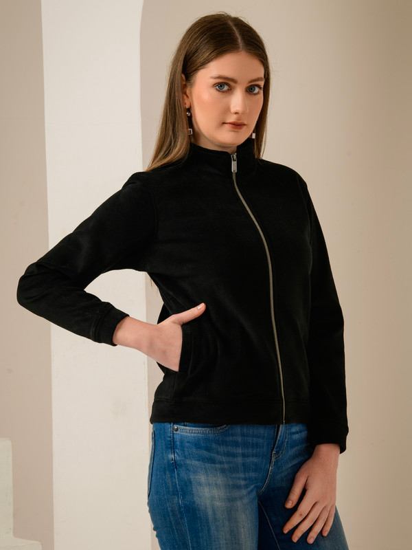 ALBION SMART BLACK LADIES WINTER SWEATSHIRT