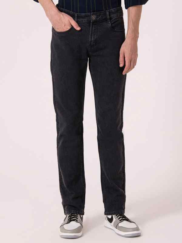 Albion Mens Black Jeans
