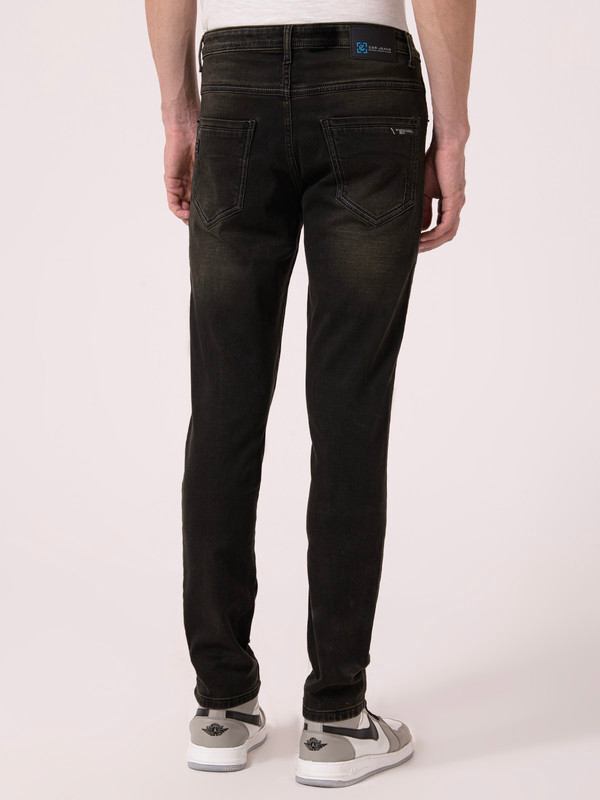 Albion Mens Carban Black Jeans