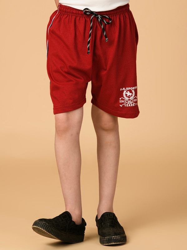 ALBION PREMIUM BOYS MAROON SHORTS