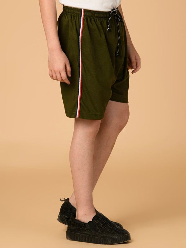 ALBION PREMIUM BOYS OLIVE SHORTS
