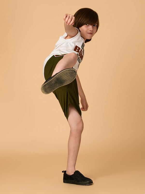 ALBION PREMIUM BOYS OLIVE SHORTS