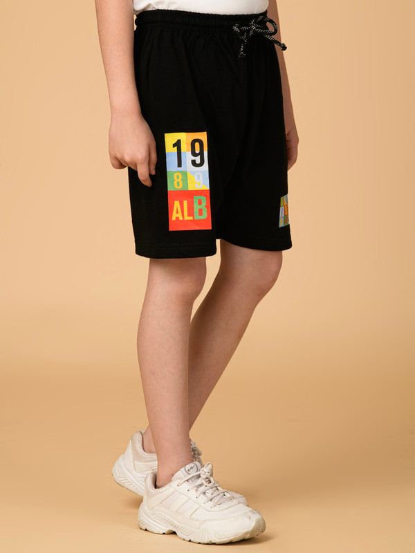 ALBION PREMIUM BOYS BLACK SHORTS