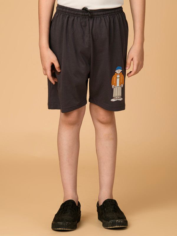 ALBION PREMIUM BOYS LOWER D.GREY SHORTS
