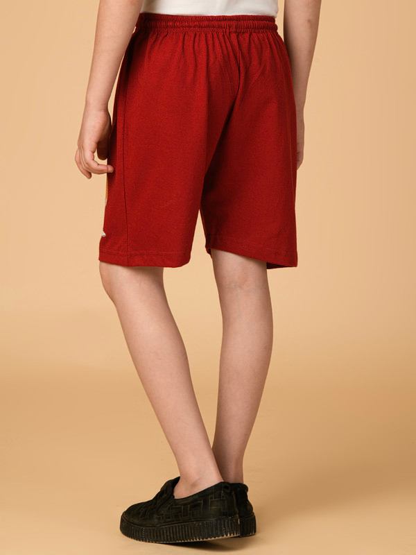 ALBION PREMIUM BOYS MAROON SHORTS