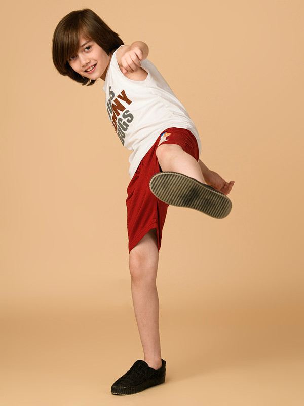 ALBION PREMIUM BOYS MAROON SHORTS