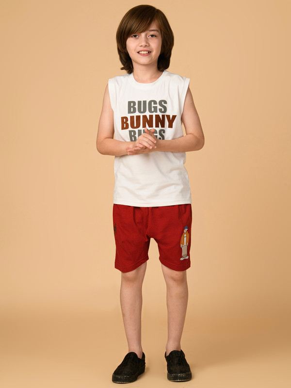 ALBION PREMIUM BOYS MAROON SHORTS