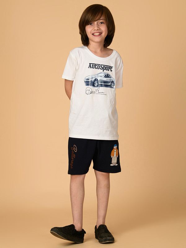 ALBION PREMIUM BOYS NAVY SHORTS