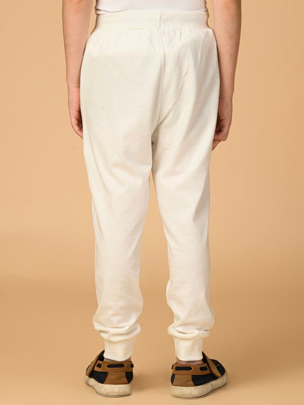 ALBION PREMIUM BOYS OFF WHITE LOWERS