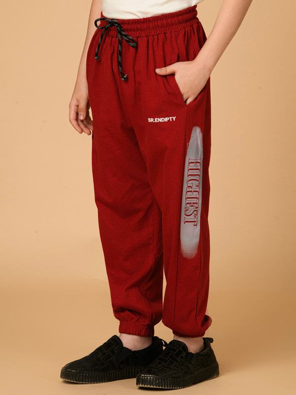 ALBION PREMIUM BOYS MAROON LOWERS